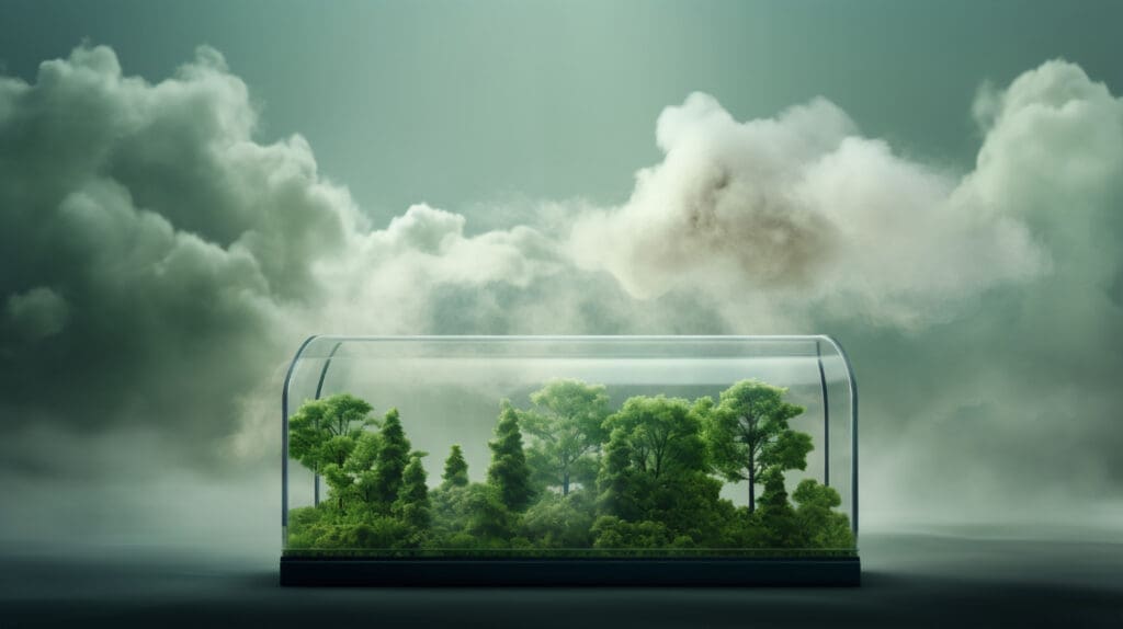 Image: artistic representation of pollution (AI Gen.)