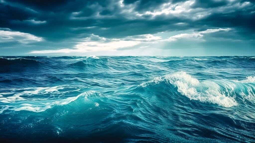 Scientists unveil intricate tipping points in Atlantic currents seascape texture waves water generative ai res