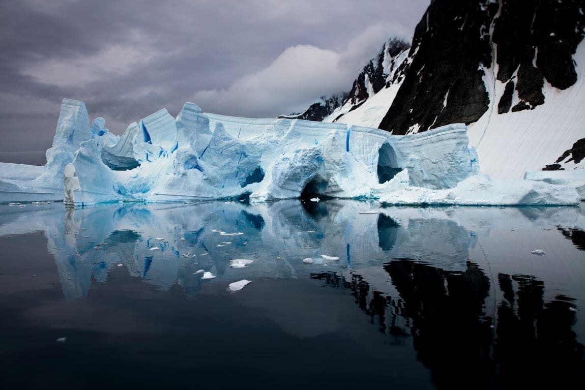 Icebergs in Antarctica