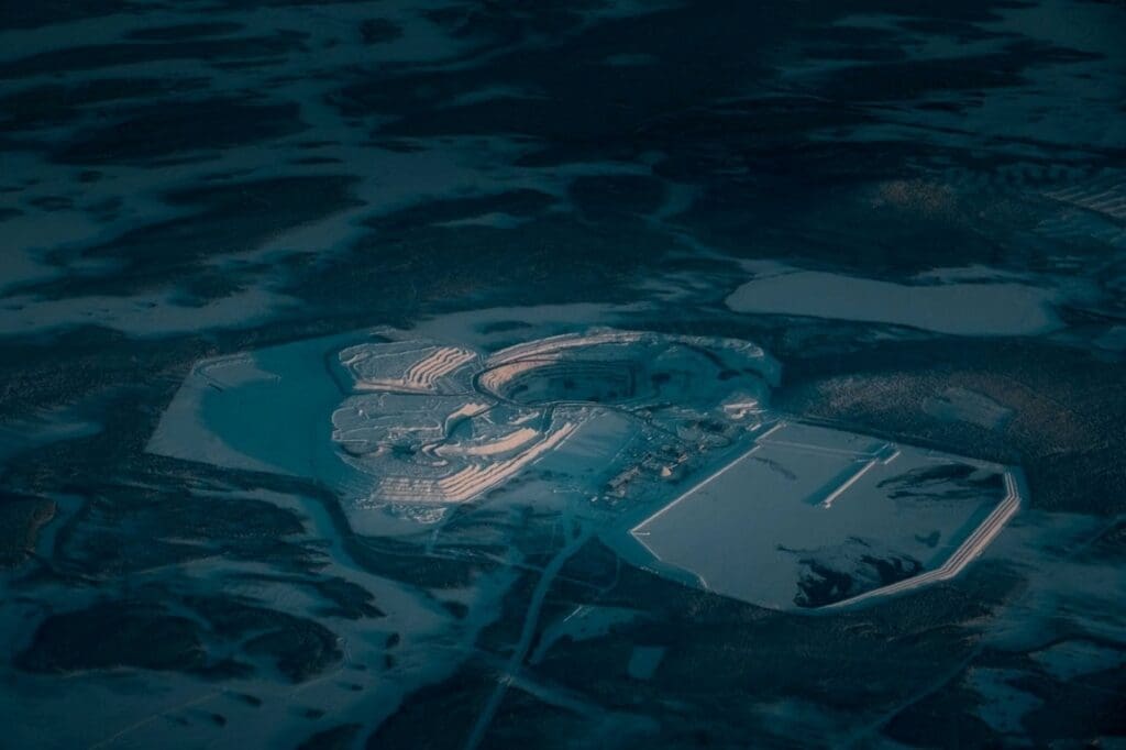 Energy transition risks critical mineral shortage: IEA Image: Mining fields on frozen terrain