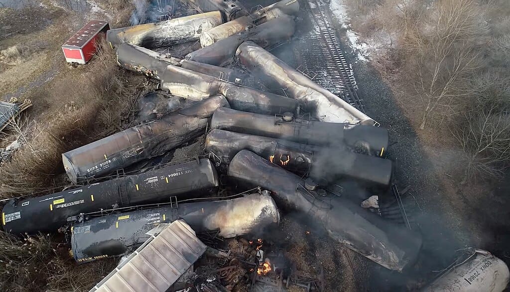 New findings: East Palestine train derailment caused chemical pollution falling to the earth surface across the US and beyond 2023 Ohio train derailment