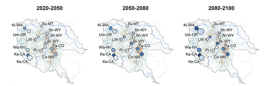 Graphic Snow Pack Depth