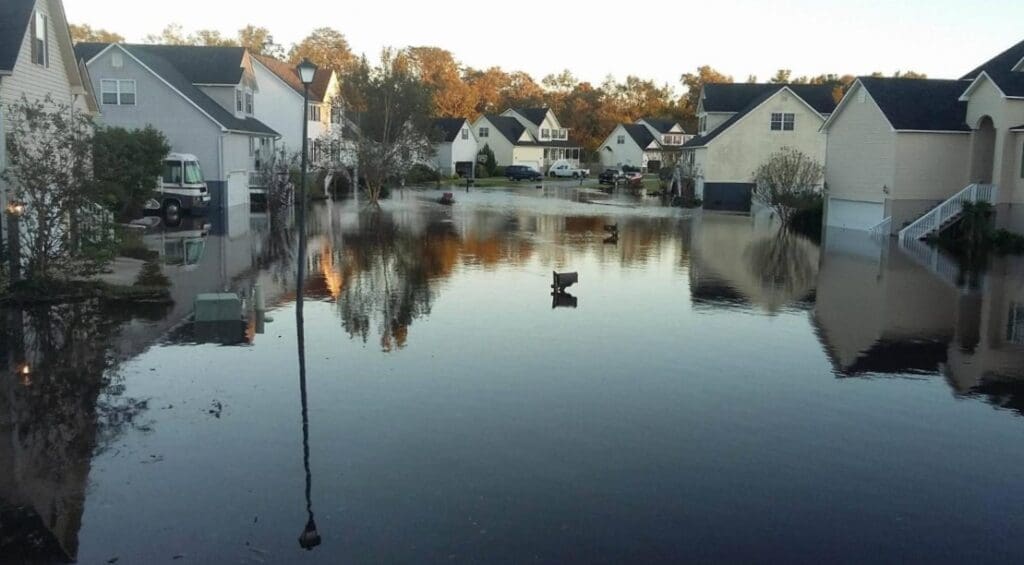 Image: Houses flooded