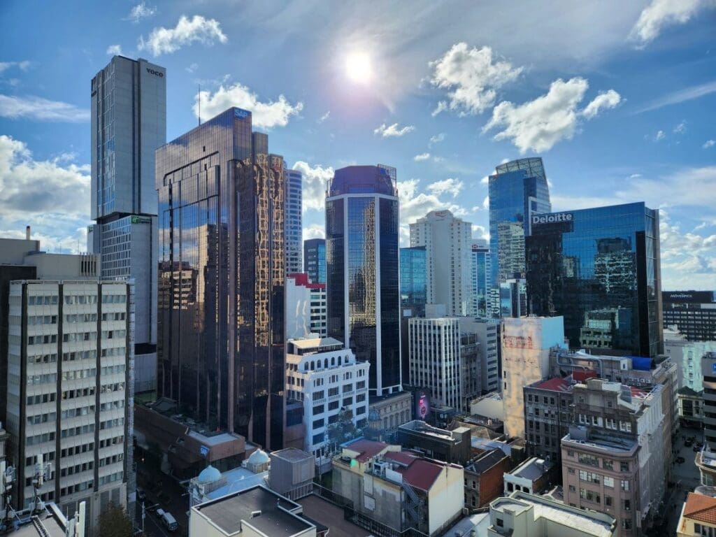 Image: Skyscrapers in Auckland