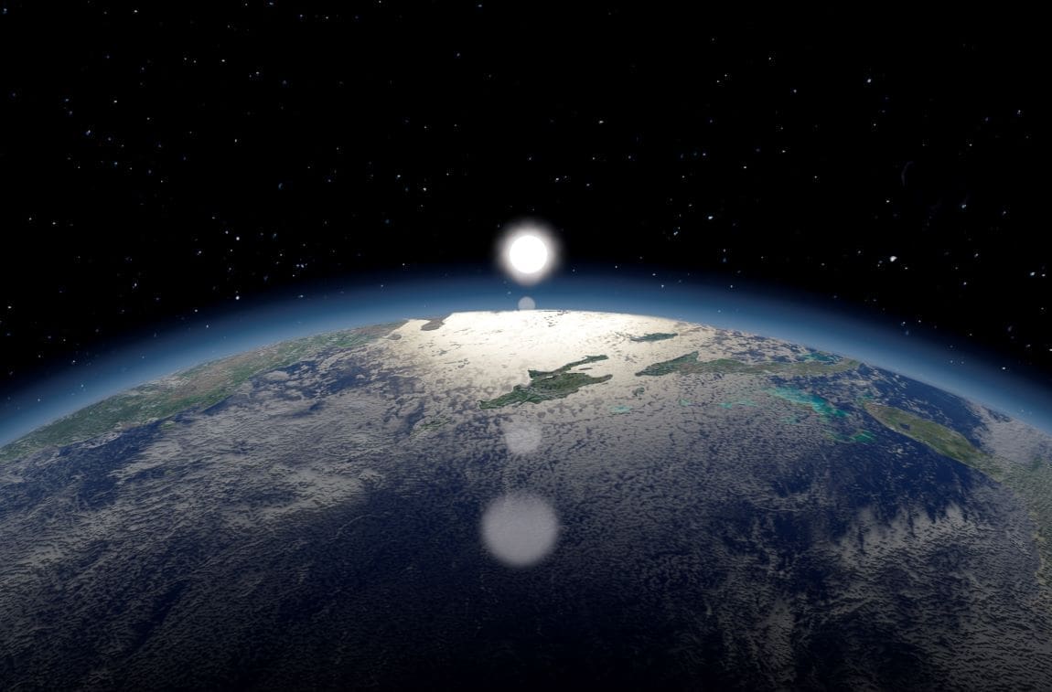 Image of Planet Earth from space