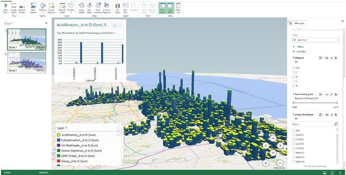 Notre Dame researchers created the first ever visual analysis tool to evaluate embodied carbon in more than 1 million buildings in Chicago