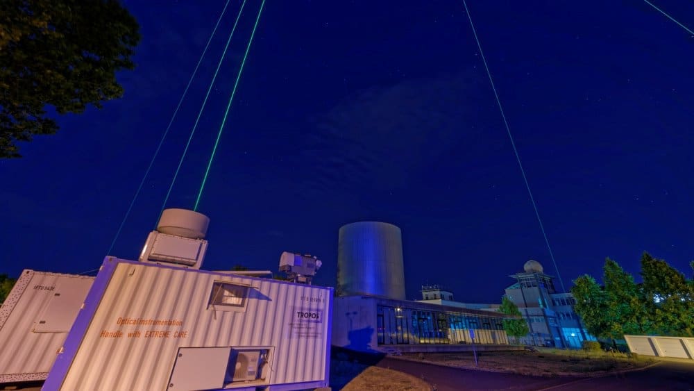 EarthCARE’s lidar provides new insights into atmospheric particles Image: ground station of the European research infrastructure ACTRIS