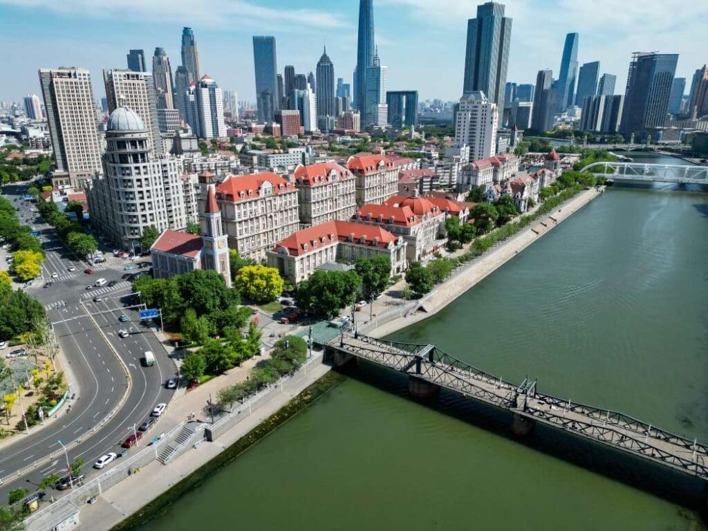 Optimizing carbon suitability in Tianjin, China’s urban spaces for a greener future Image: Tinajin City