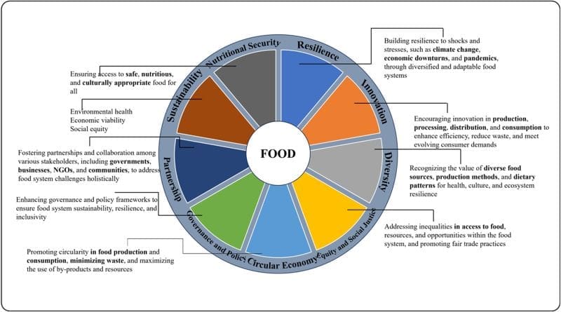 Image: Contemporary food system framework (s. food security)