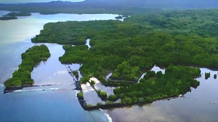 Aerial view Nan Madol Credit Albert Yu Min Lin