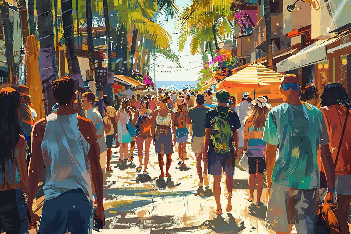 Digital Art - tourism, Hawaii