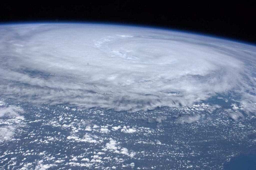 Satellite image of Hurricane Irene