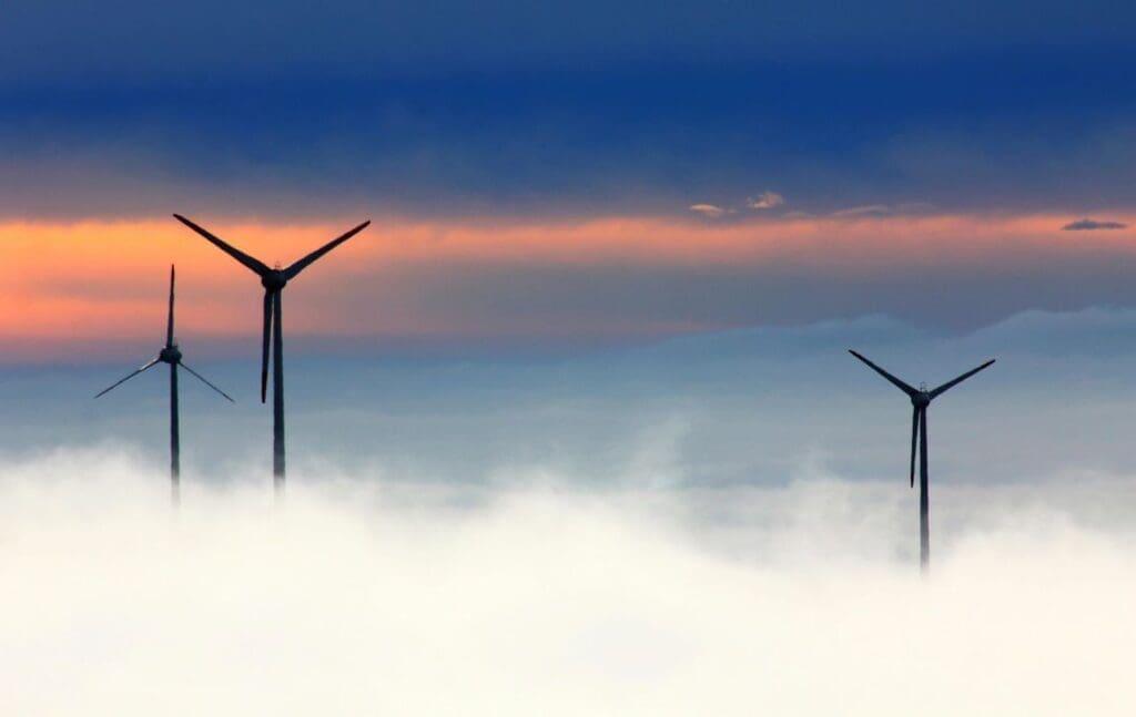 Three strategic pathways to achieve climate and sustainability goals Image: Windmills