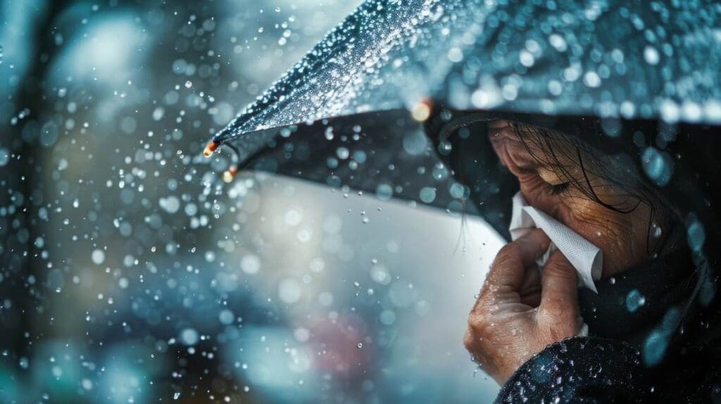 Extreme rainfall poses growing health risks sick rain muser res