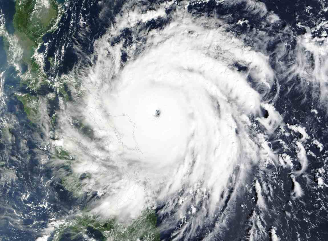 Satellite image: Typhoon