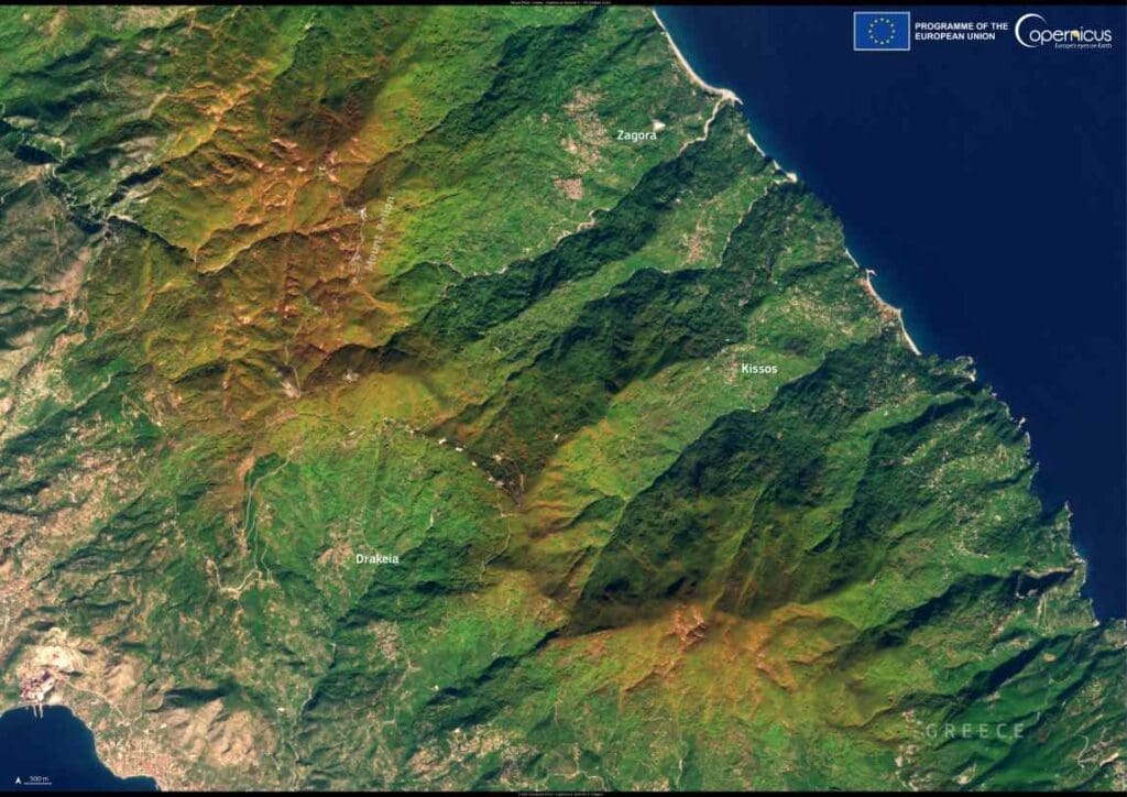 Satellite Image: Greece