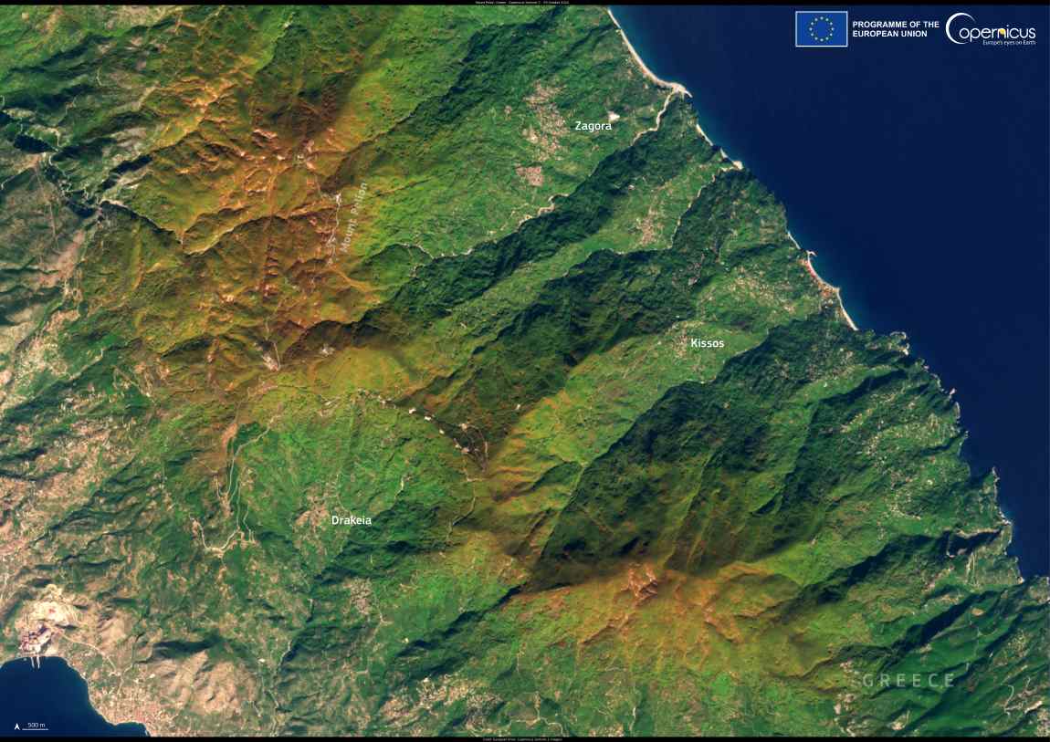 Satellite Image: Greece