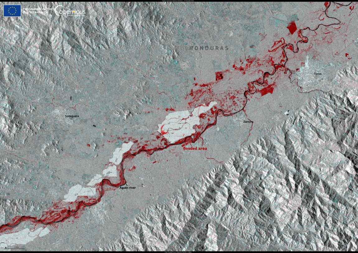 Image of the day: Tropical Storm Sara causes severe flooding in Honduras