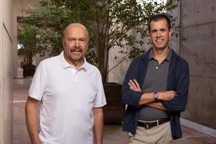 Image: From left: Joseph Ecker and Joseph Swift. 