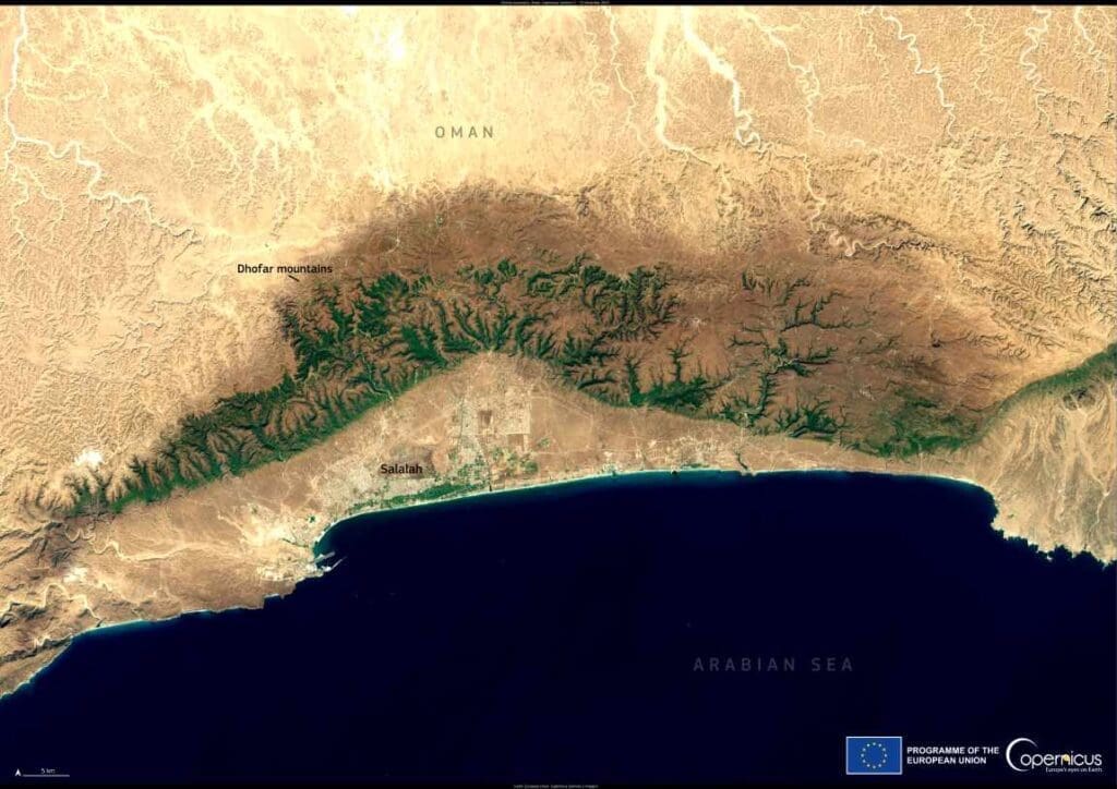 Satellite Image: Oman