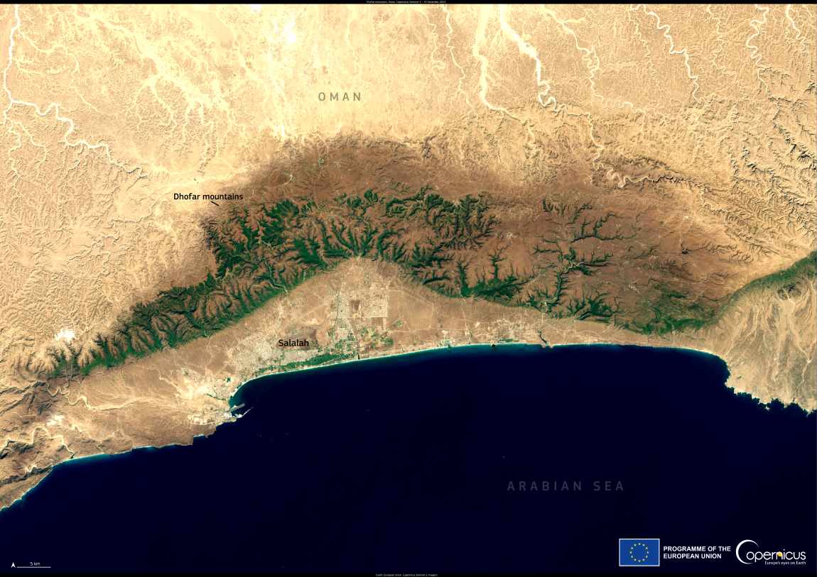 Satellite Image: Oman