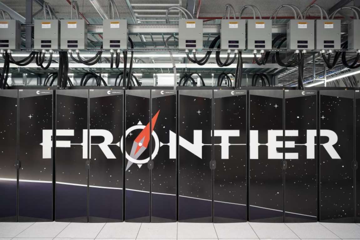 Image: The Frontier supercomputer