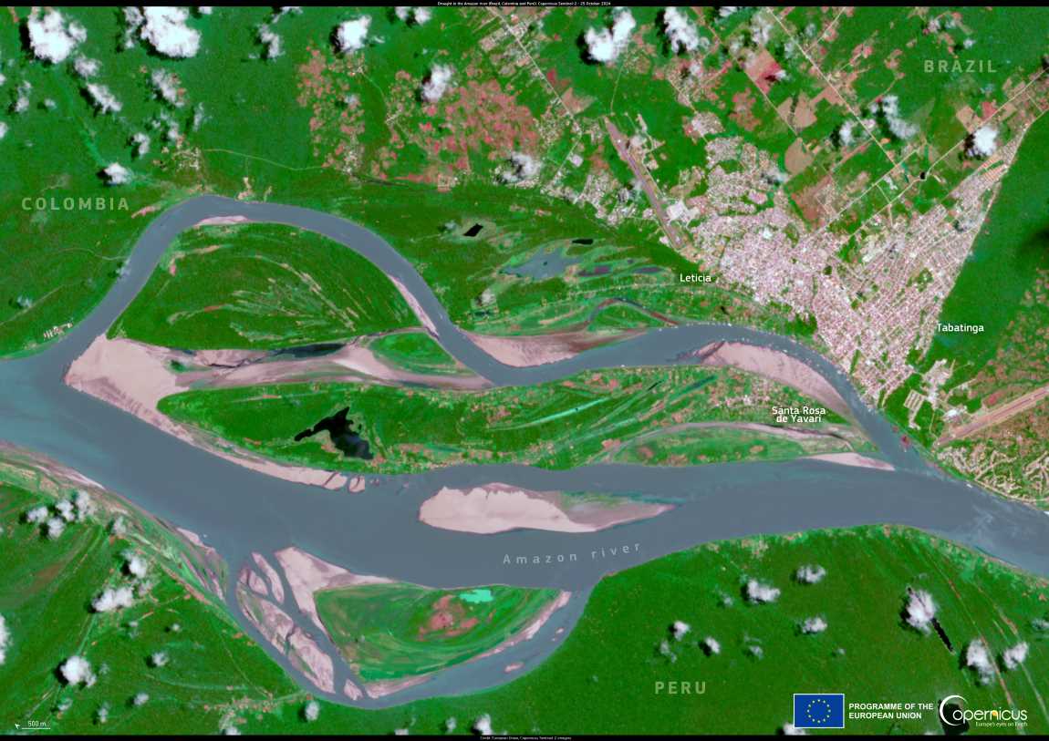 Image of the day: Drought in the Amazon River