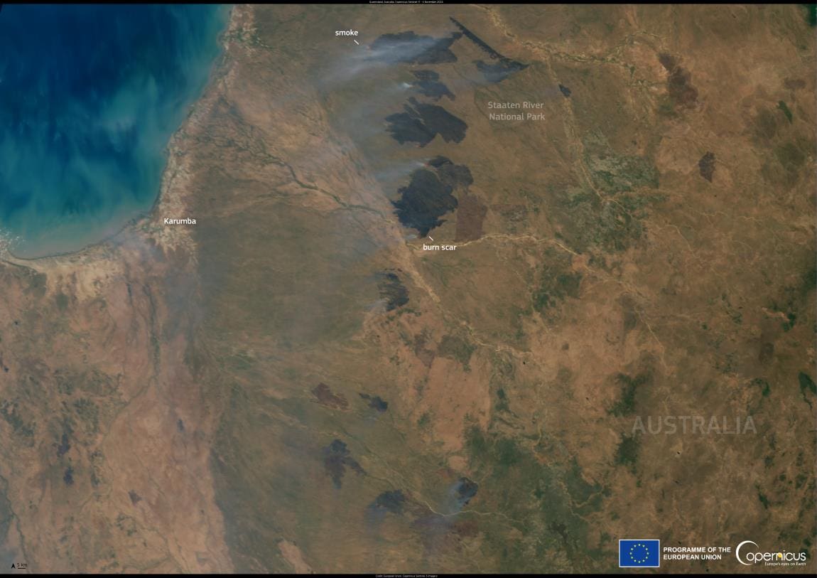 Image of the day: Australian bushfires, autumn 2024