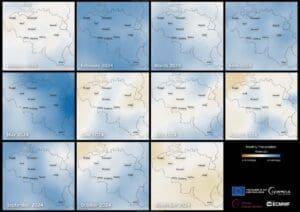 Belgium Precipitations 2024 Maps