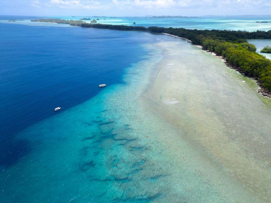 Reef research site Palau res 1