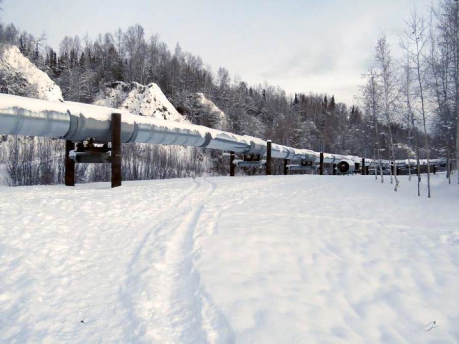 Alaska oil pipeline (s. climate, science)