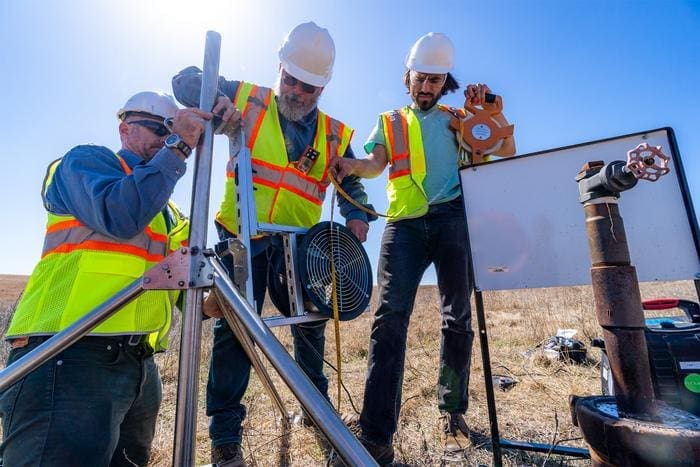 Image: The trace gas sensors measure methane, methane isotopes, tracers such as ethane, windspeed, and GPS coordinates