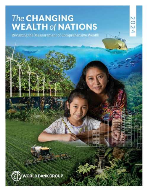 Image: Cover of 'The Changing Wealth of Nations 2024' (s. mangroves. climate resilience)