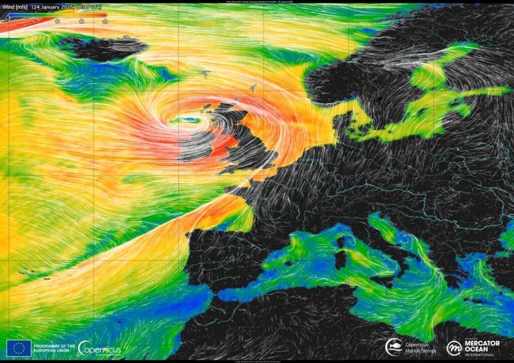 Data Visualization: Storm Éowyn, Ireland