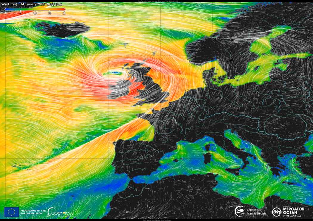 Data Visualization: Storm Éowyn, Ireland