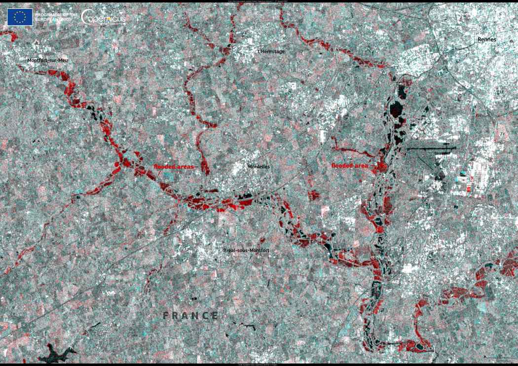 Image of the day: Storm Herminia, France