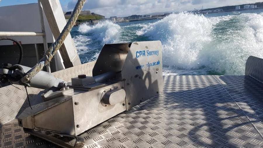 Plankton science: Balancing old and new technologies The Continuous Plankton Recorder device is towed in surface waters and occupies a similar space to a marine mammal. It has been used to monitor the oceans since 1931