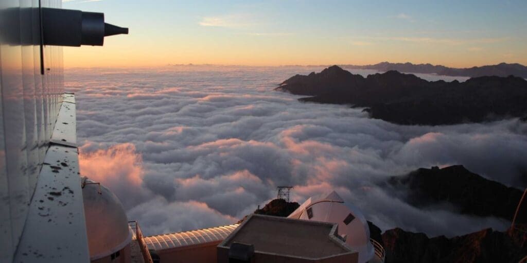 At the Pic du Midi mountain observatory it is raining from all directions – ideal for exploring the pathways of arsenic in the atmosphere.