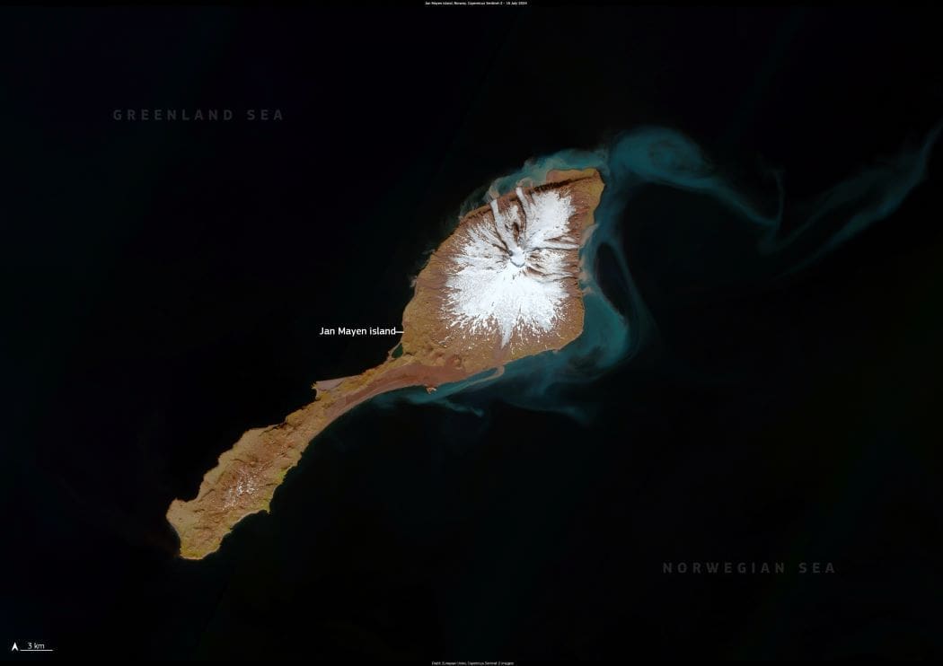 Image of the day: Jan Mayen island, a remote Arctic outpost