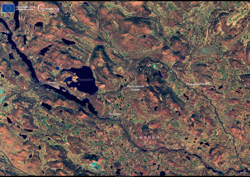 Satellite Image: Kiruna Municipality, Sweden