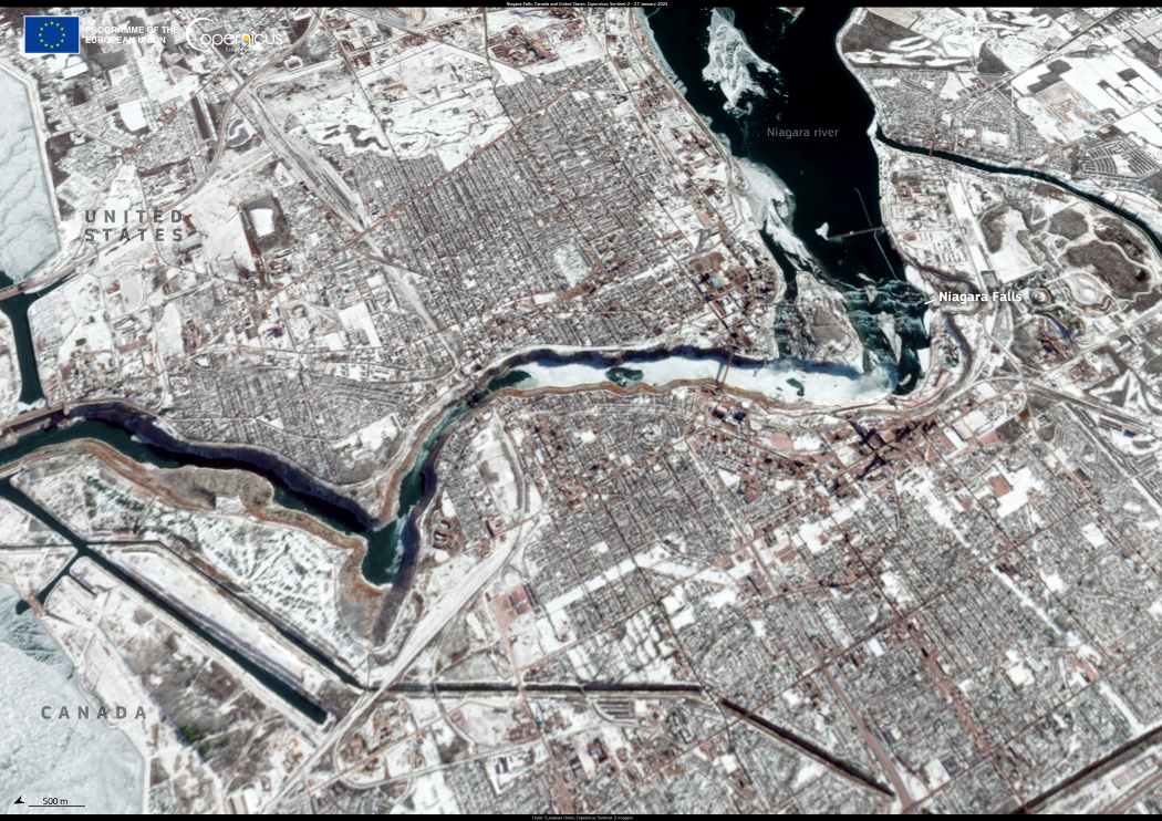 Image of the day: Niagara Falls partially frozen in Arctic blast