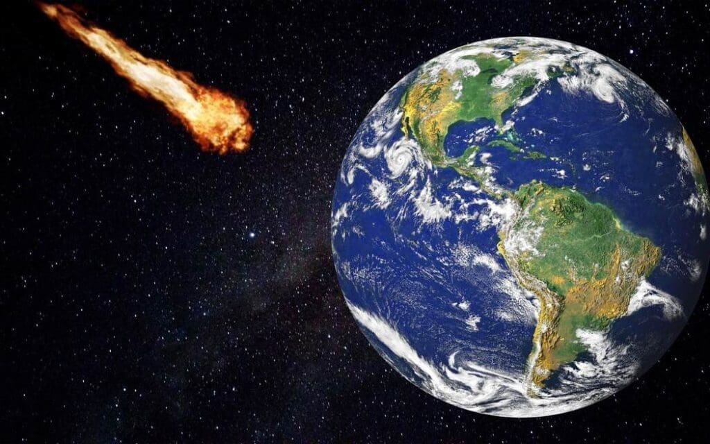 Asteroid impact could trigger global cooling and food chain disruption Asteroid, Earth, Meteorite image