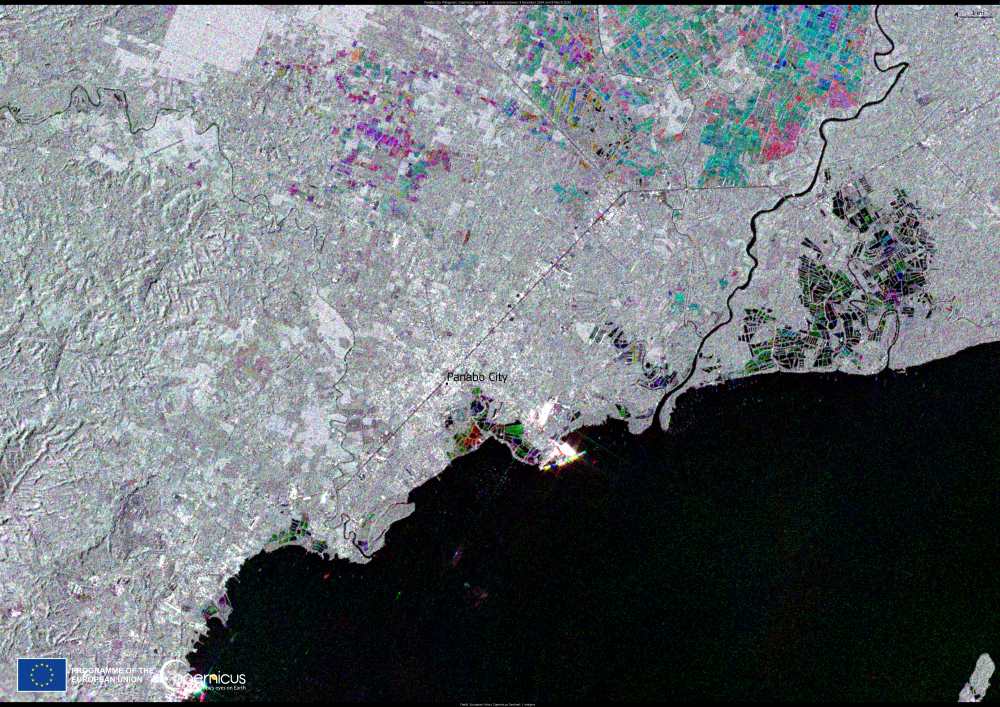 Satellite Image: Panabo City, the Philippines