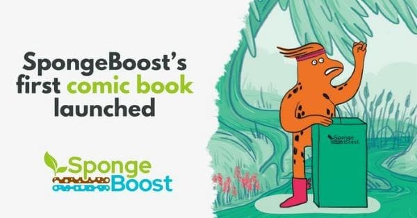 Image: SpongeBoost comic book launch