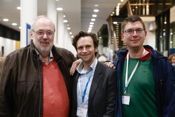 Image: (from left) Professor Volker Müller, Professor Ville R.I. Kaila, and Dr. Jan M. Schuller