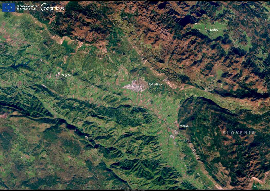 Image of the day: Agricultural landscapes of Vipava Valley, Slovenia