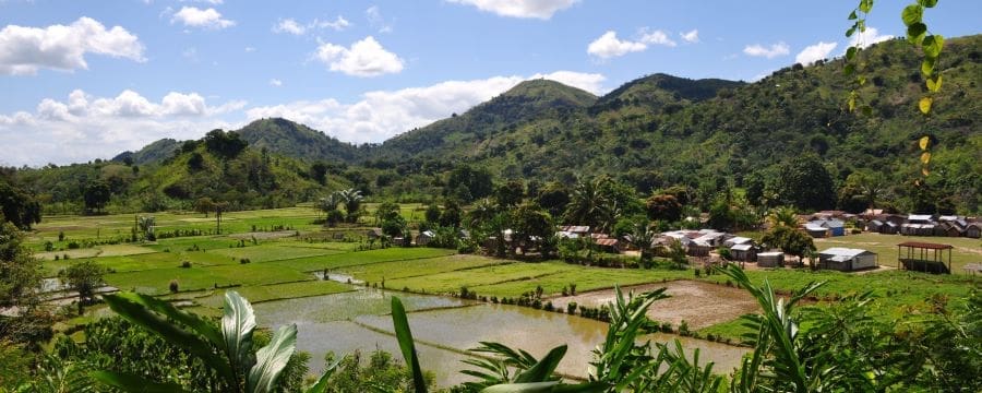 Image: A farming village in the SAVA region of northern Madagascar