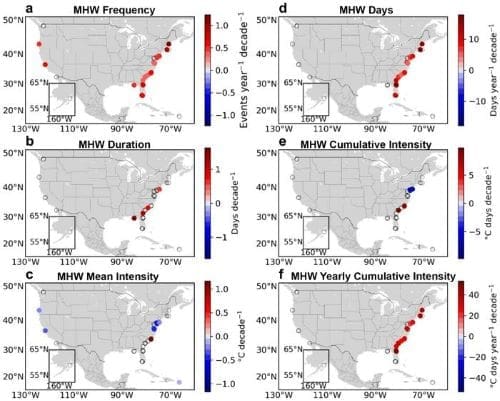 Image: Marine Heat Wave Trends  (s. research, science, climate)