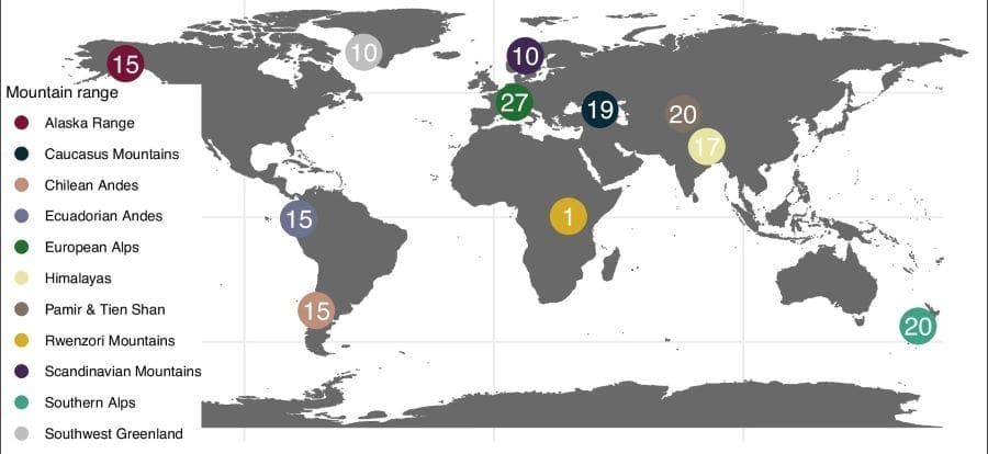 Image: The ‘greening’ of the world’s glacier-fed streams impacts the microbiome