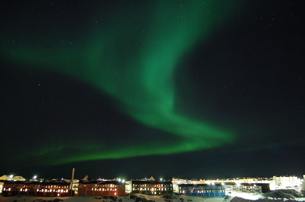 Image: Nuuk, Greenland, The Northern Lights